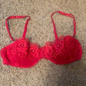 VS Red Lace Bra
